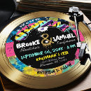 Search for record album invitations Retro