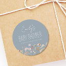 Search for blue baby shower stickers Elegant