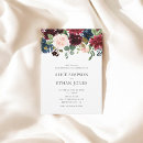 Search for burgundy fall wedding invitations Botanical