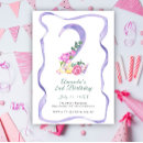 Search for ribbon birthday invitations Girl birthday party