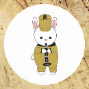 Search for black rabbit stickers Bunny