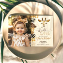 Search for modern 1st birthday invitations Safari