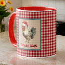 Search for vintage rooster mugs Barnyard
