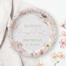 Search for fairy paper plates Enchanted forest