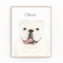 Search for bulldog art Smiling