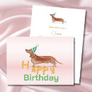 Search for dachshund birthday invitations Pink