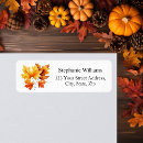 Search for maple tree return address labels Halloween