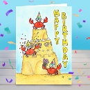 Search for crab birthday cards Cartoon