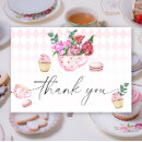 Search for tea party thank you cards Floral