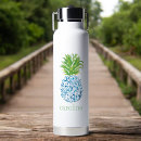 Search for pineapple water bottles Watercolor