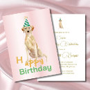 Search for labrador birthday invitations Cute