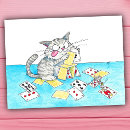 Search for funny game postcards Cat