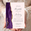 Search for pink and purple wedding invitations Chic