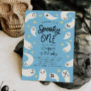 Search for 1st birthday halloween invitations Ghost