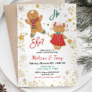 Search for gingerbread invitations Red