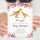 Search for princess dinosaur invitations Pink