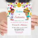 Search for senor or senorita gender reveal invitations Señor or señorita