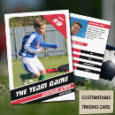 Search for team business cards Soccer player
