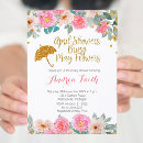 Search for april showers invitations Bring may flowers