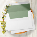 Search for rustic envelopes Sage green
