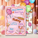 Search for amusement park birthday invitations Pink