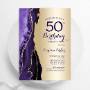 Search for unique 50th birthday invitations Elegant