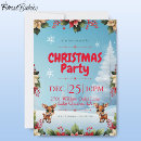 Search for deer christmas invitations Snow