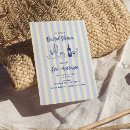 Search for stripe bridal shower invitations Hand drawn