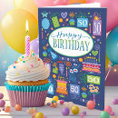 Search for 50th green birthday cards Blue