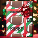 Search for football christmas wrapping paper Green