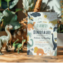 Search for rawr dino invitations Blue green yellow