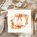 Search for fall floral napkins Watercolor