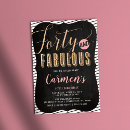 Search for 40 and fabulous 40th birthday invitations Party