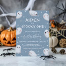 Search for spooky one 1st birthday invitations Halloween birthday party