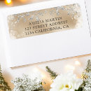 Search for glitter snowflake return address labels Baby shower