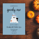 Search for the spooky one birthday invitations Halloween birthday party