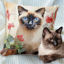 Search for siamese cat cushions Watercolor