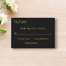 Search for black and gold rsvp cards Classic