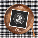 Search for logo napkins Black