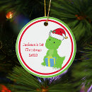 Search for baby dinosaur christmas tree decorations Cute