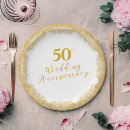 Search for 50th wedding plates Elegant