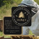 Search for honey business cards Black