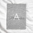 Search for silver glitter blankets Girly