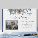 Search for rustic funeral guest books Celebration of life