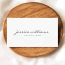 Search for calligraphy business cards Feminine