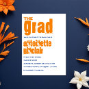 Search for grunge graduation invitations Blue