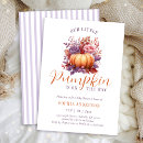 Search for our little pumpkin baby shower invitations Watercolor