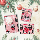 Search for cats wrapping paper Pink