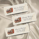 Search for book lovers return address labels Watercolor