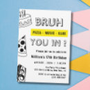 Search for 17th for boy birthday invitations Trendy